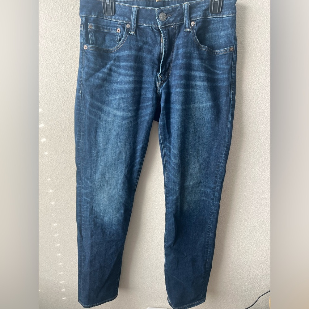 Men’s American Eagle Outfitters Dark Blue Straight Jeans